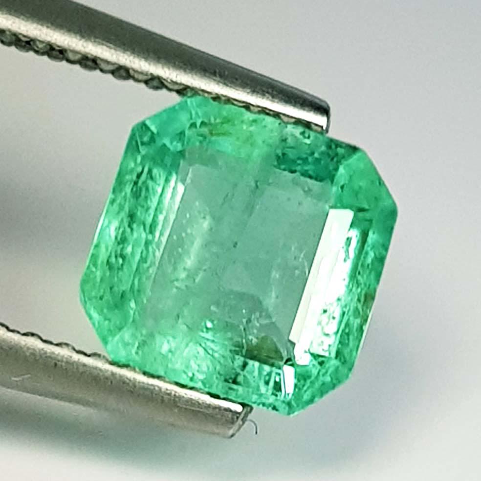 Natural Emerald Square Cut 1.45 ct (1 of 5)