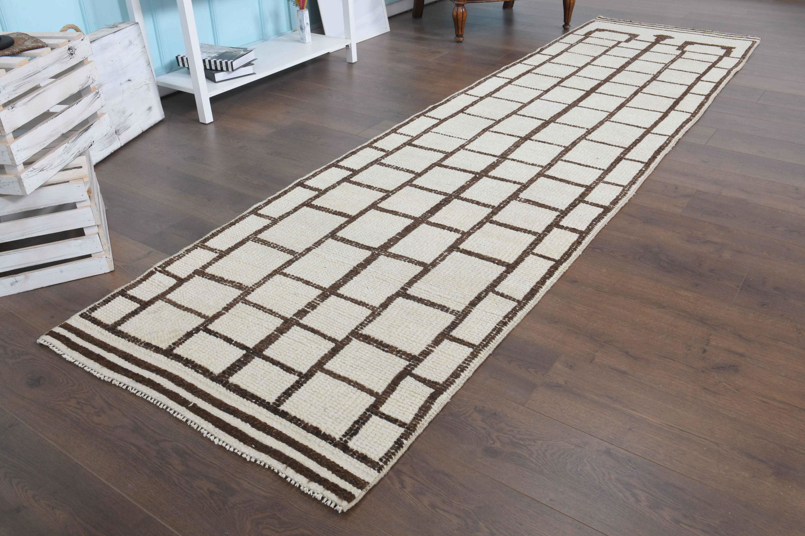 3.1x11'7 ft, WALL DESIGN, TURKISH Runner Rug, Kitchen (1 of 9)
