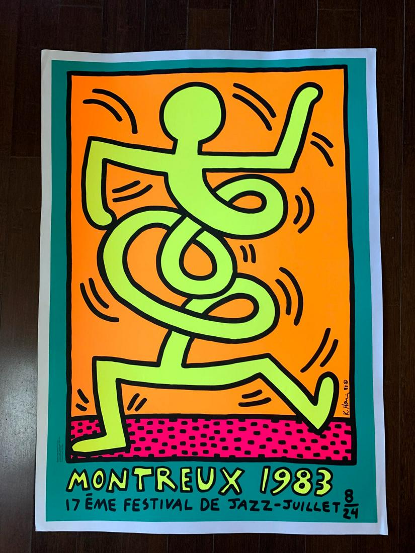 Montreux Jazz Festival ORG - Art by Keith Haring (1983) (1 of 4)