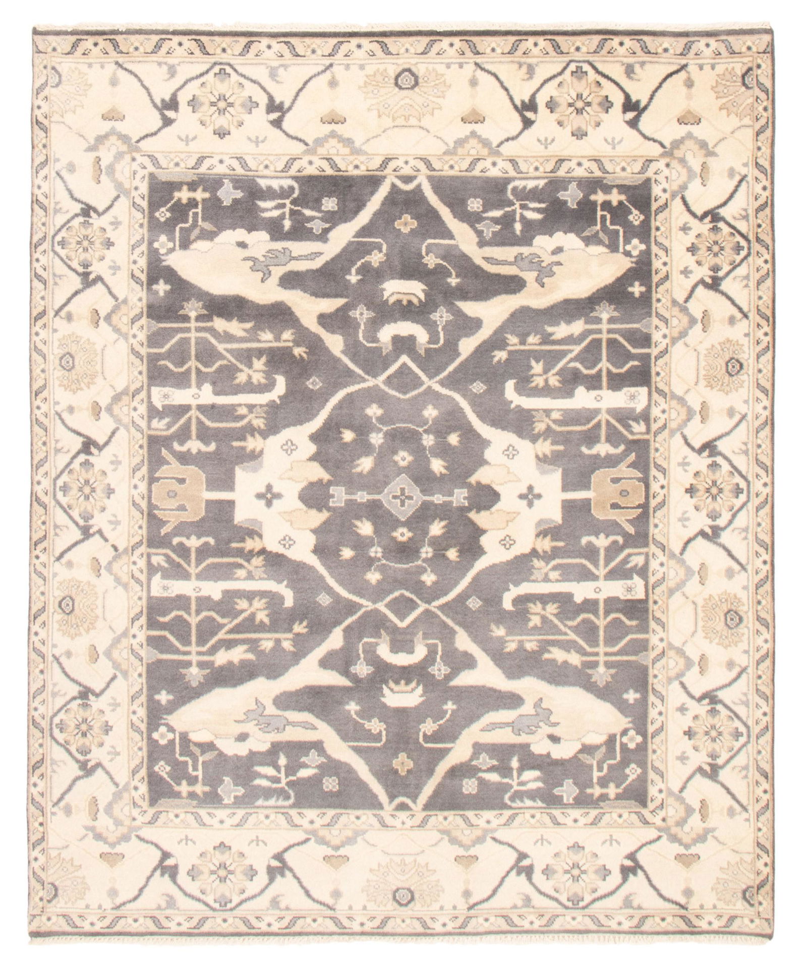 Royal Oushak Dark Grey Rug 8'2" x 10'0" (1 of 8)