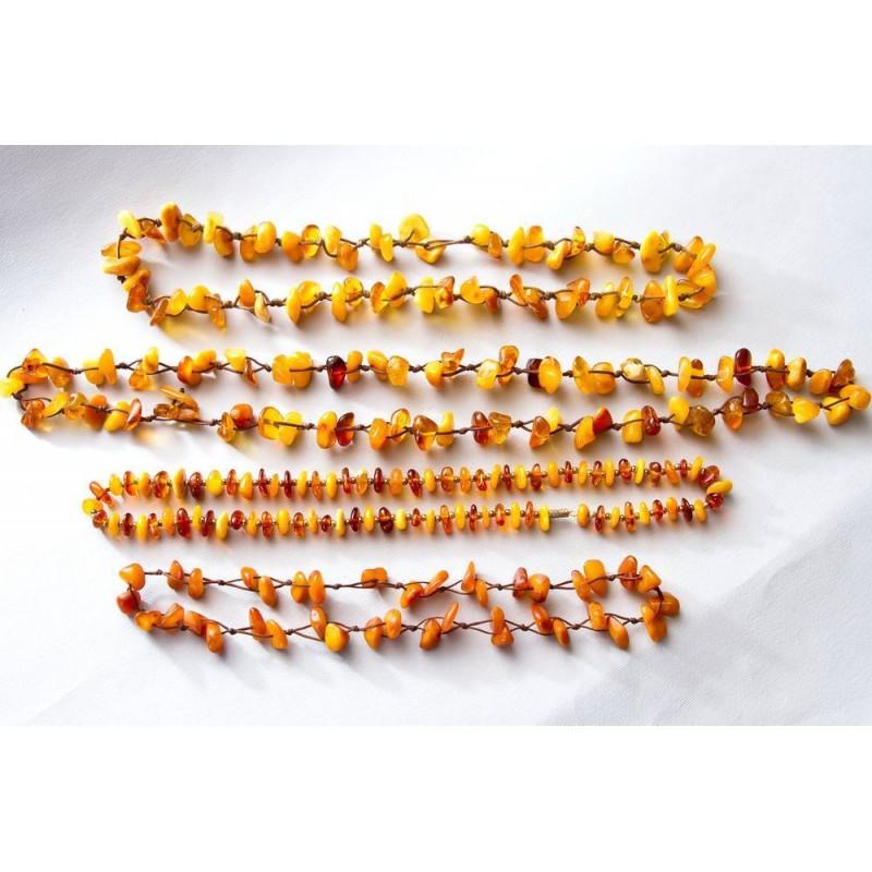 134 g. 100% natural Baltic amber set of four necklaces (1 of 16)