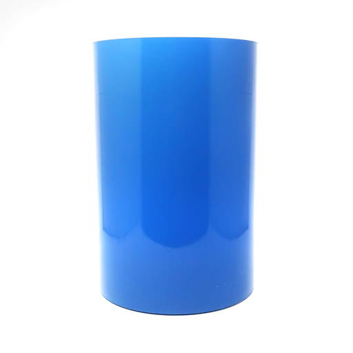 Vintage Blue Trash Can By Gino Colombini For Kartell