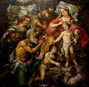 Oil painting Holy family Alexander Arkadievich Litvinov (1 of 11)