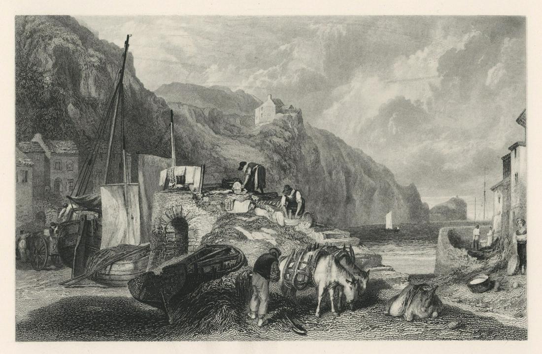 J. M. W. Turner "Combe Martin" engraving (1 of 1)