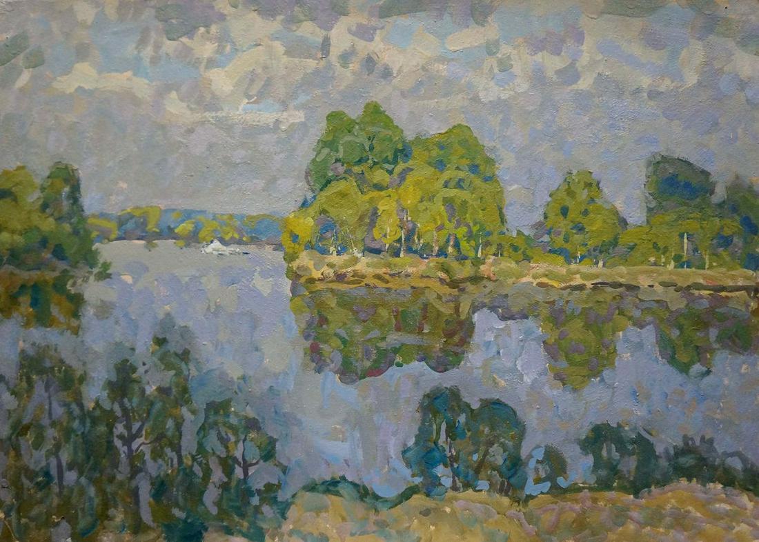 Oil painting Natural landscape Kolosovsky Georgy (1 of 8)