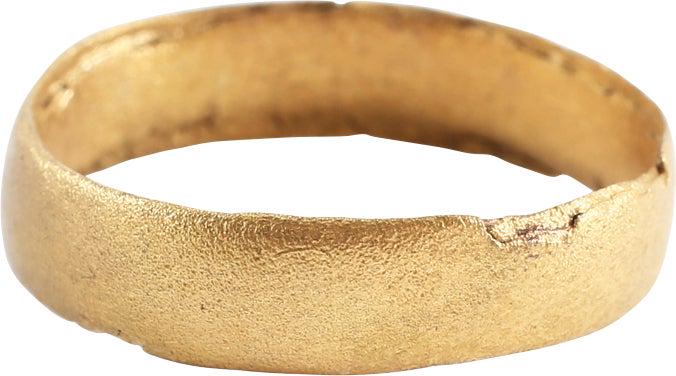 ANCIENT VIKING WEDDING RING, SIZE 8 1/4 (1 of 3)