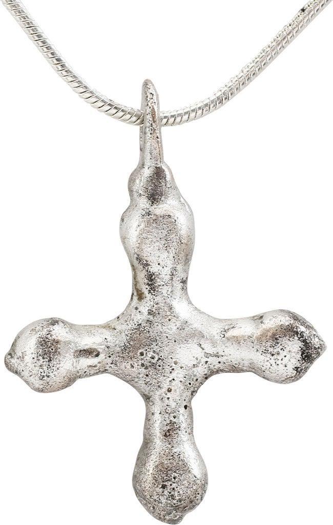 FINE MEDIEVAL CHRISTIAN CROSS NECKLACE, C.800-1000 AD (1 of 3)
