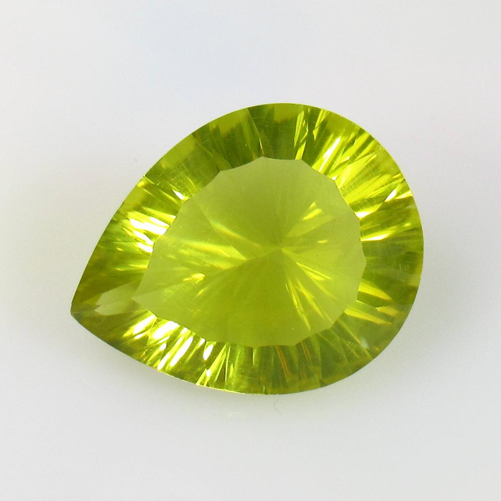 18.71 Ct Natural Lemon Quartz Concave Cut: No Reserve! Title: 18.71 Ct Natural Lemon Quartz Concave Cut Stone Clarity: VVS Gemstone: Natural Lemon Quartz Carat Weights: 18.71 Size/Dimensions: 22.00 x 17.50 x 10.30 mm Additional Info: Good Lust