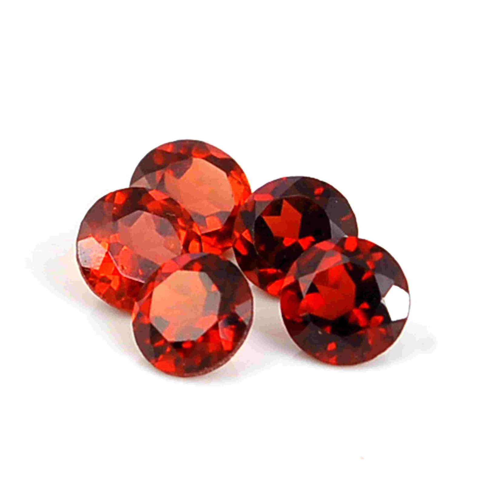 1.72 Carat Red Color Natural Round Garnet Loose: No Reserve! Title: 1.72 Carat Red Color Natural Round Garnet Loose Gemstone 5 Pieces Brand: Gems Trading Center Gemstones: Garnet Carat Weights: 1.72 Size/Dimensions: 2H x 4L x 4W mm Shipping: Domesti