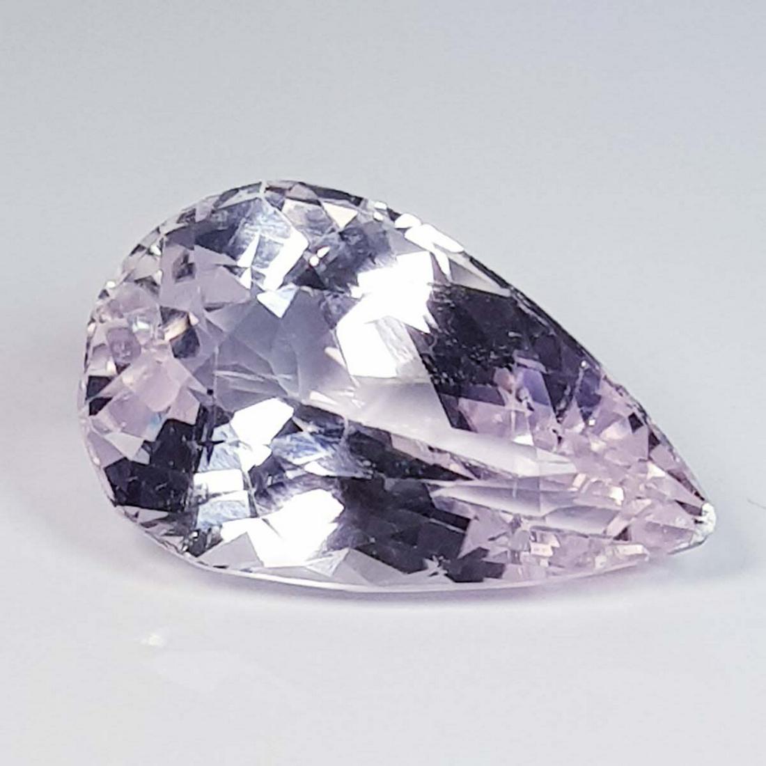Natural Pink Kunzite Pear Cut 11.01 ct (1 of 2)
