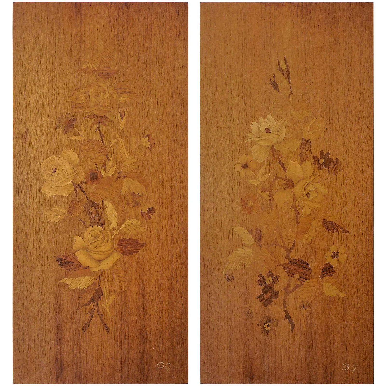 German Buchschmid and Gretaux Studios Marquetry Hanging (1 of 5)