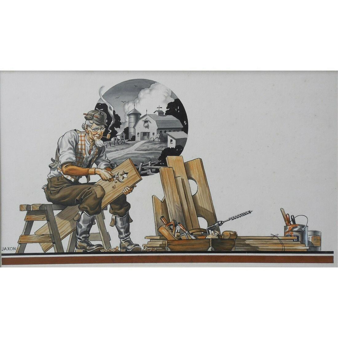 Jack Edward Jackson JAXON (1941-2006) ORIG Illustration (1 of 8)