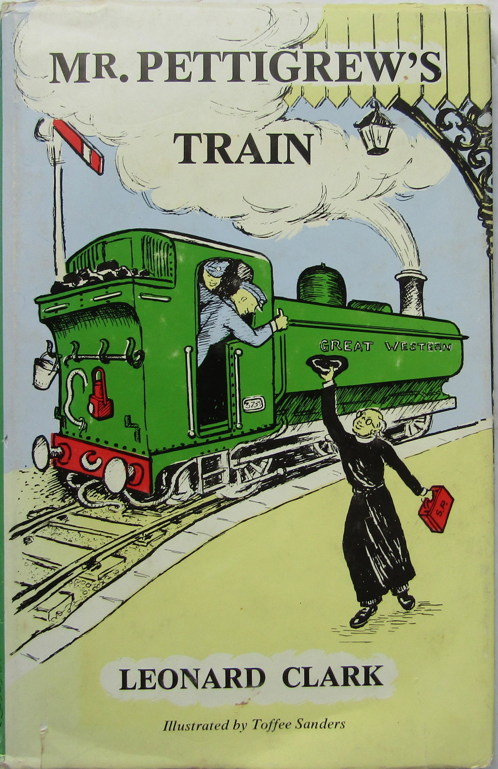 Mr. Pettigrew's Train: First edition. Illustrated by Toffee Sanders. Pictorial dust-jacket. Publishers blue cloth with gilt title to spine. Full-page and in-text illustrations. A very lovely copy. Publisher: Thornhill Press
