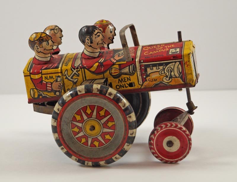 Crazy Car Louie, Bill, Archie, Monty Marx Tin Toy (1 of 6)