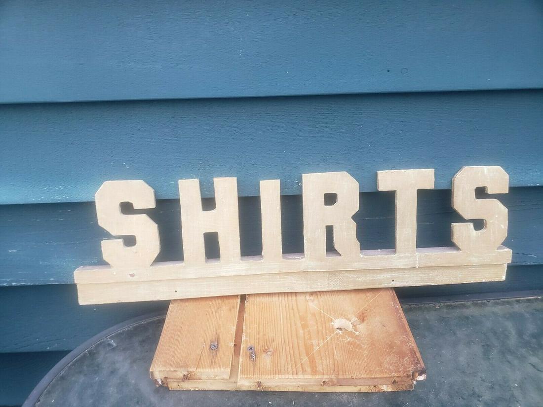 Shirts sign folk art hand made painted (1 of 6)