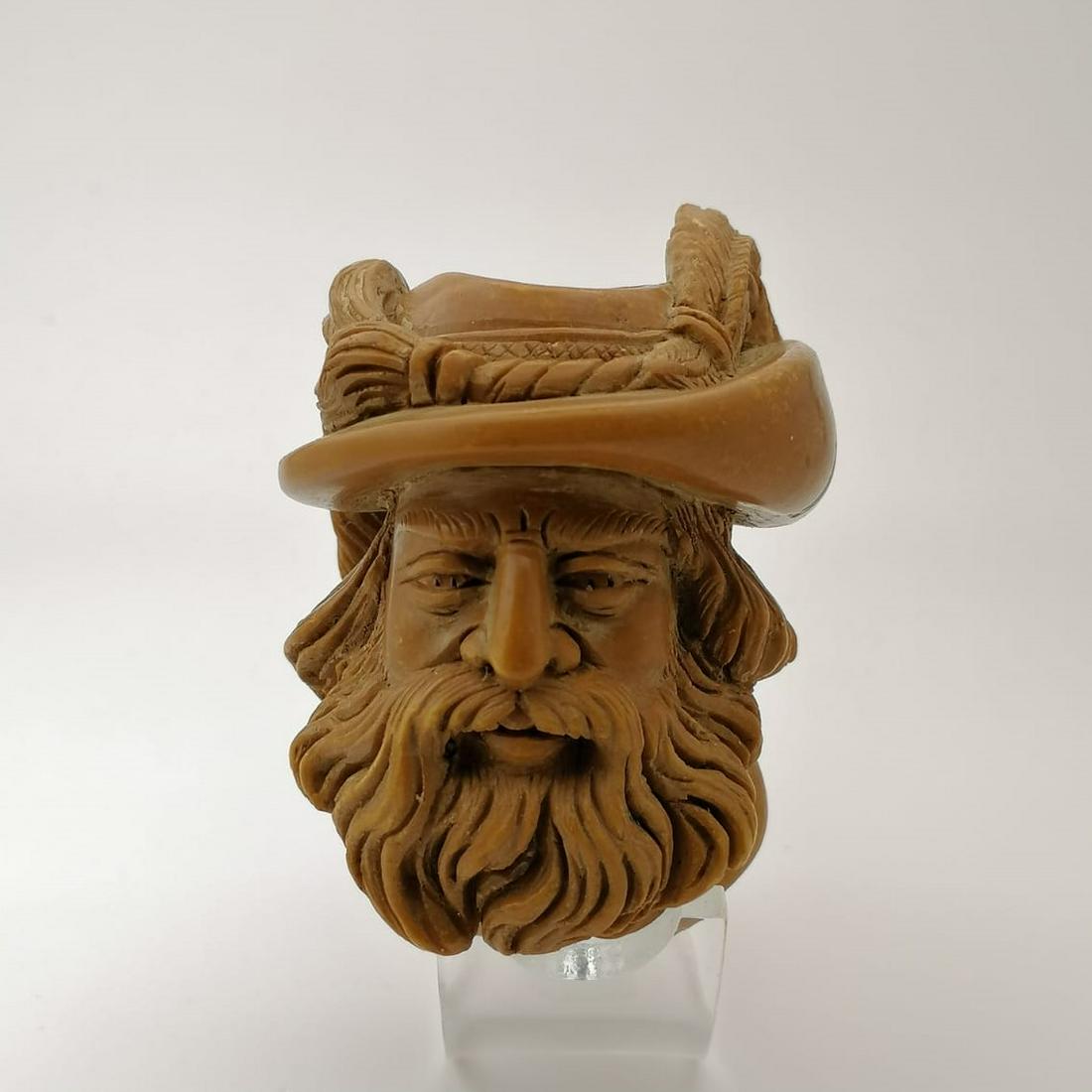 Cavalier Big Bowl,Hand carved Meerschaum Pipe (1 of 10)