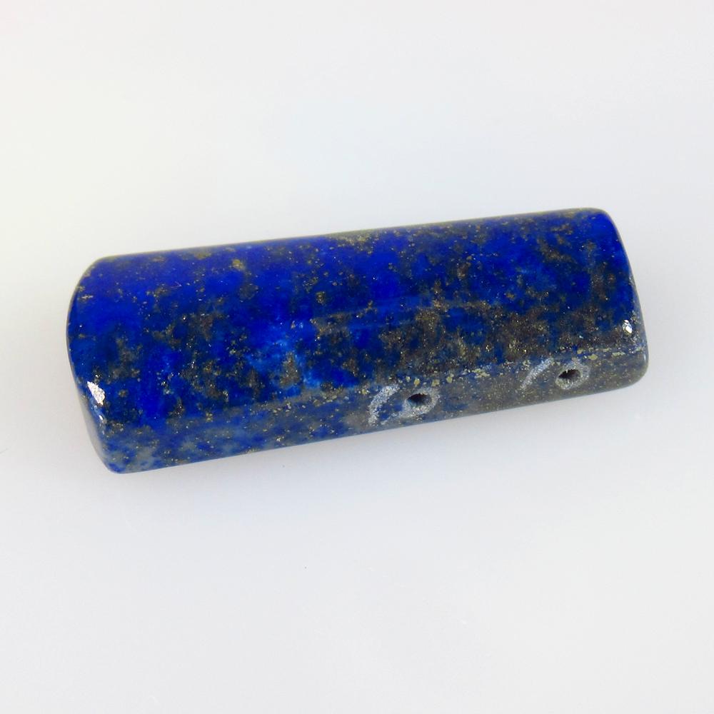 11.70 Ctw Natural Drilled Blue Lapis Lazuli Fancy Cab: No Reserve! Title: 11.70 Ctw Natural Drilled Blue Lapis Lazuli Fancy Cab Stone Clarity: Opaque Gemstones: Lapis Lazuli Carat Weights: 11.7 Size/Dimensions: 23.00 x 9.50 x 4.60 mm Additional Informatio