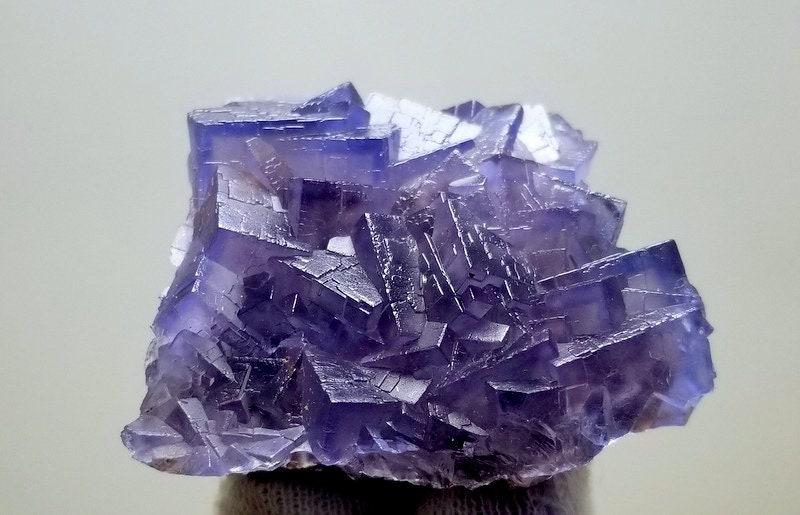 89 Grams Very Beautiful natural Blue Phantom Coubic (1 of 10)