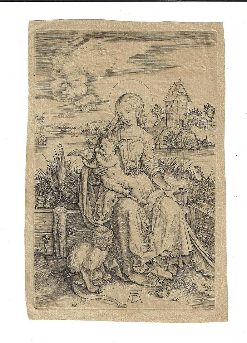 Durer Madonna and Child with Monkey (1 of 2)