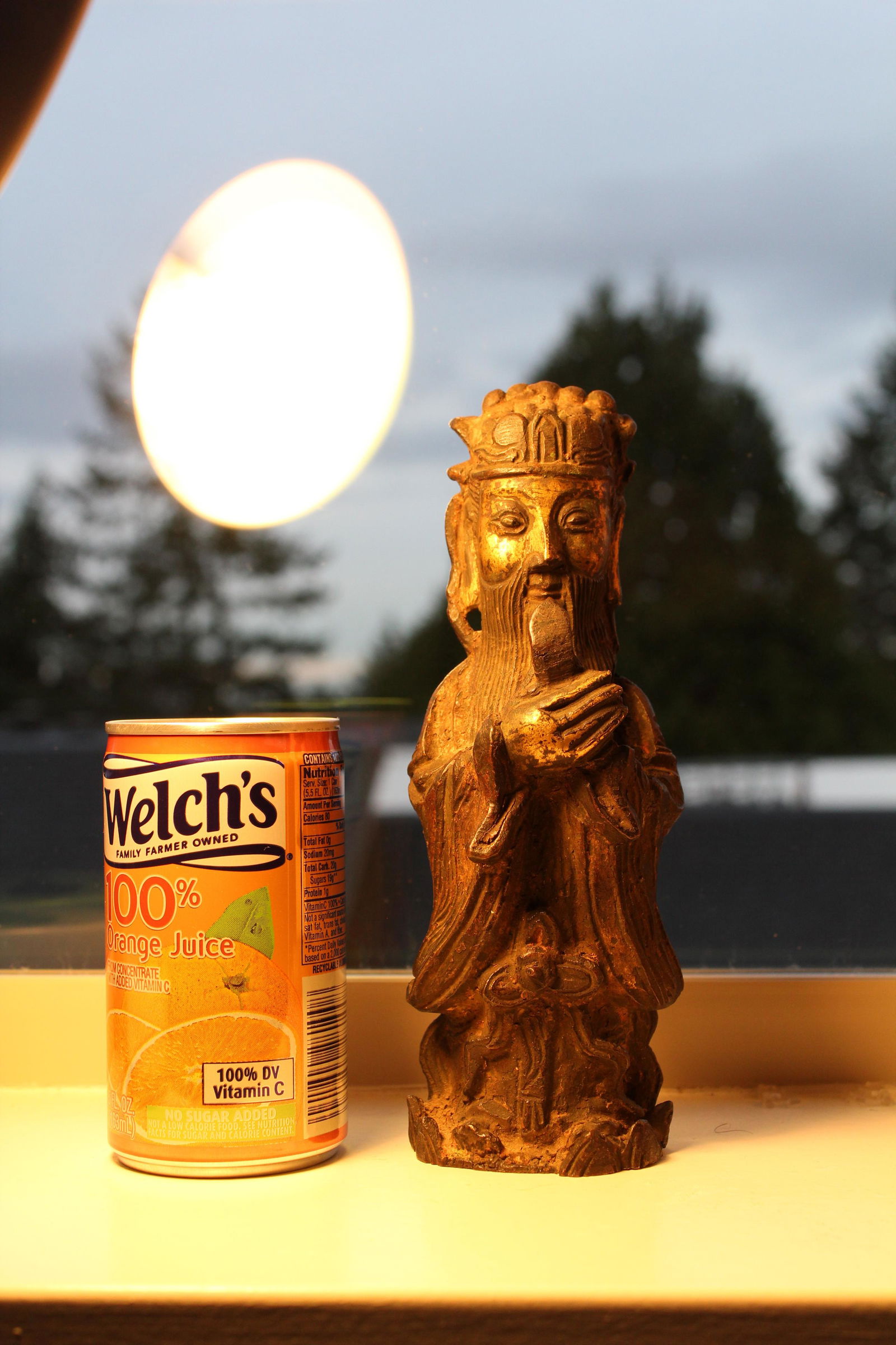 Antique Chinese Ming Dynasty gilt bronze buddha figure (1 of 13)