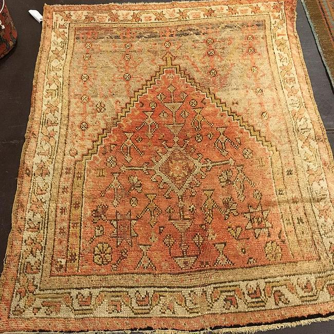 Antique Oushak Rug 4'8'' X 5'6'' (1 of 5)