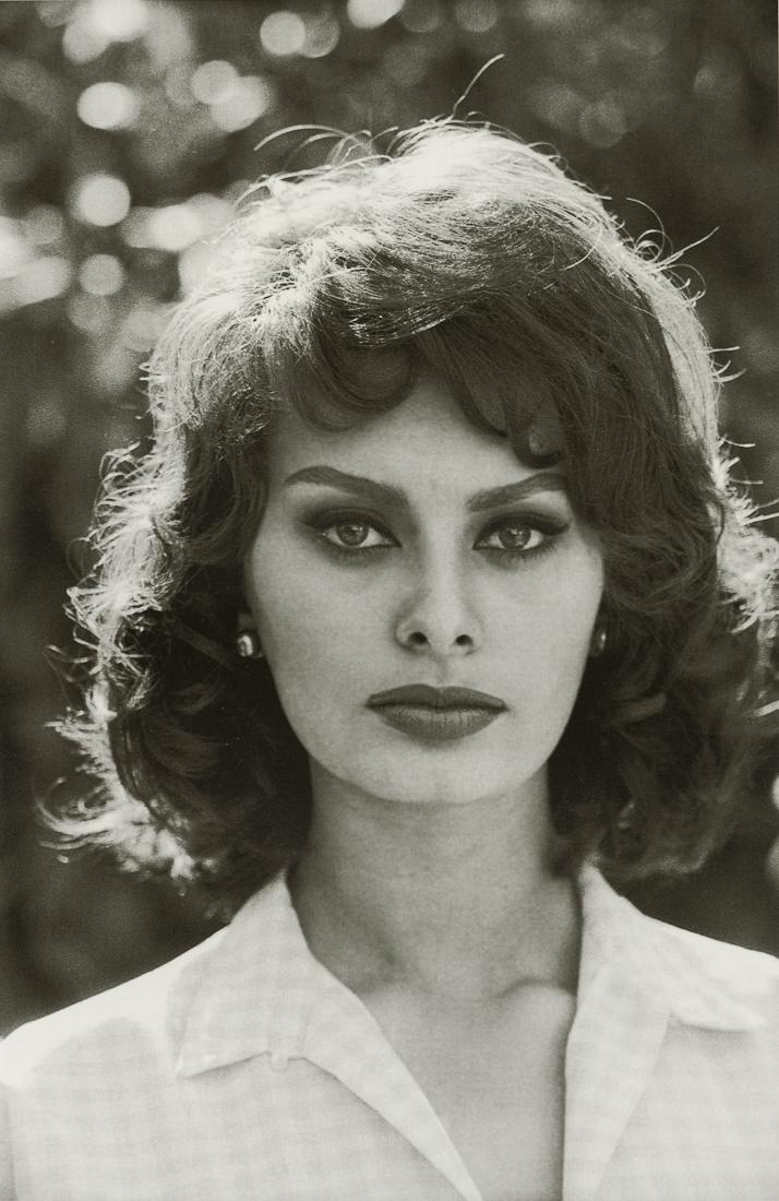 SAM SHAW - Sophia Loren, Los Angeles, 1963: Title: Sophia Loren, Los Angeles, 1963 Medium: Photo Litho, 2004, Italy Dimensions: 5.35x8.2" Description: Heat Wax Mounted on 8.5x11" Conservation Board Artist Bio: Photographer Sam Shaw is remembere