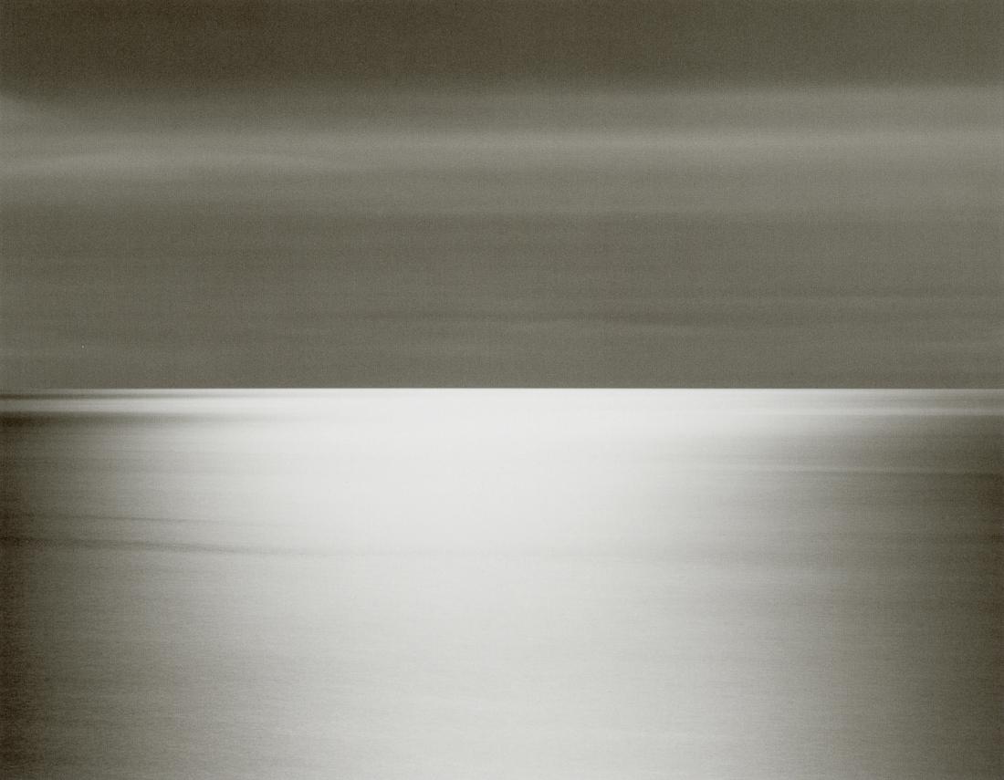 HIROSHI SUGIMOTO - North Atlantic Ocean, 1996: Title: North Atlantic Ocean, Cape Breton Island, 1996 (Neg. 464) Medium: Photo Litho, 2019, Italy Dimensions: 8.45x6.6" Description: Heat Wax Mounted on 8.5x11" Conservation Board Artist Bio: Hiroshi 