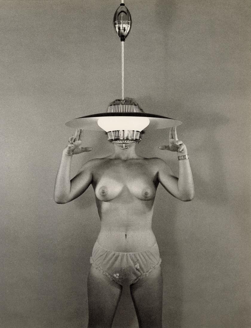 BUNNY YEAGER - Woman with Lamp, 1950s (1 of 1)