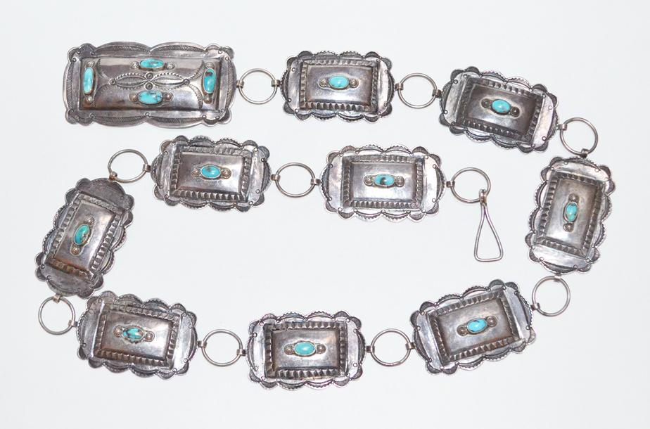 NAVAJO STERLING BELT (1 of 2)