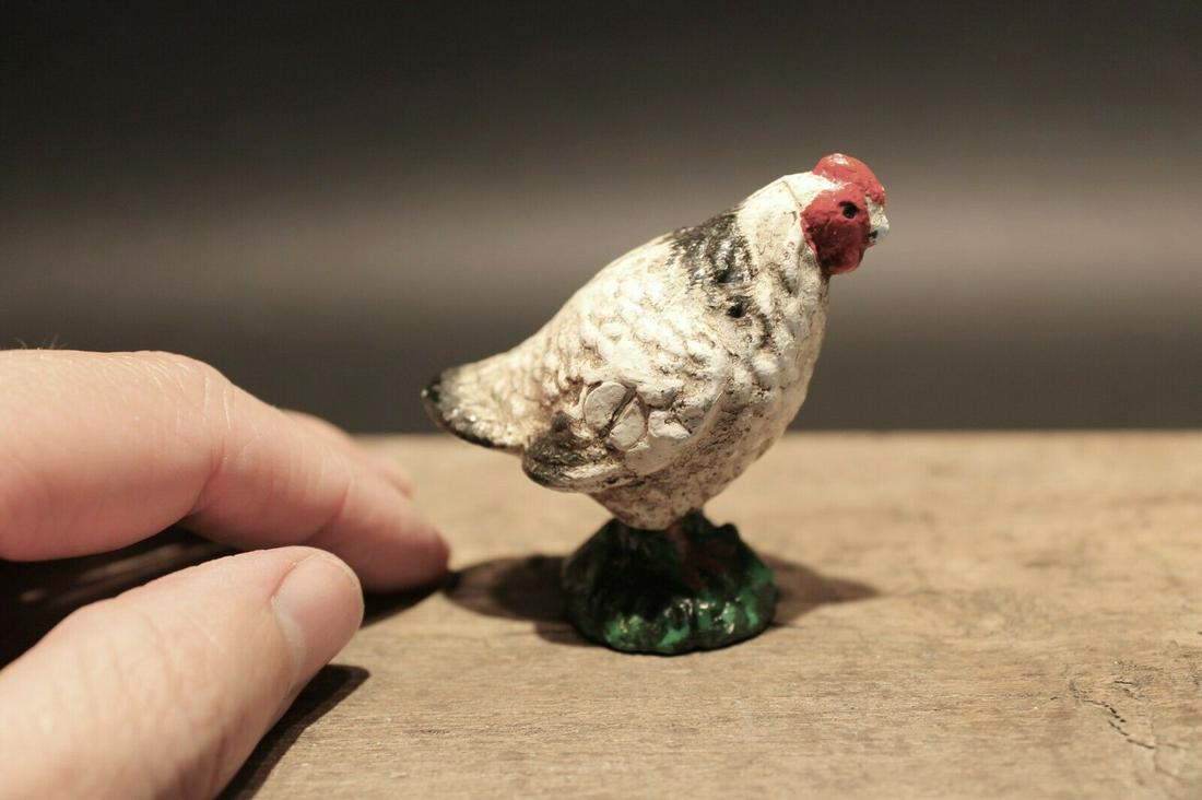 Miniature Cast Iron Chicken Hen (1 of 12)