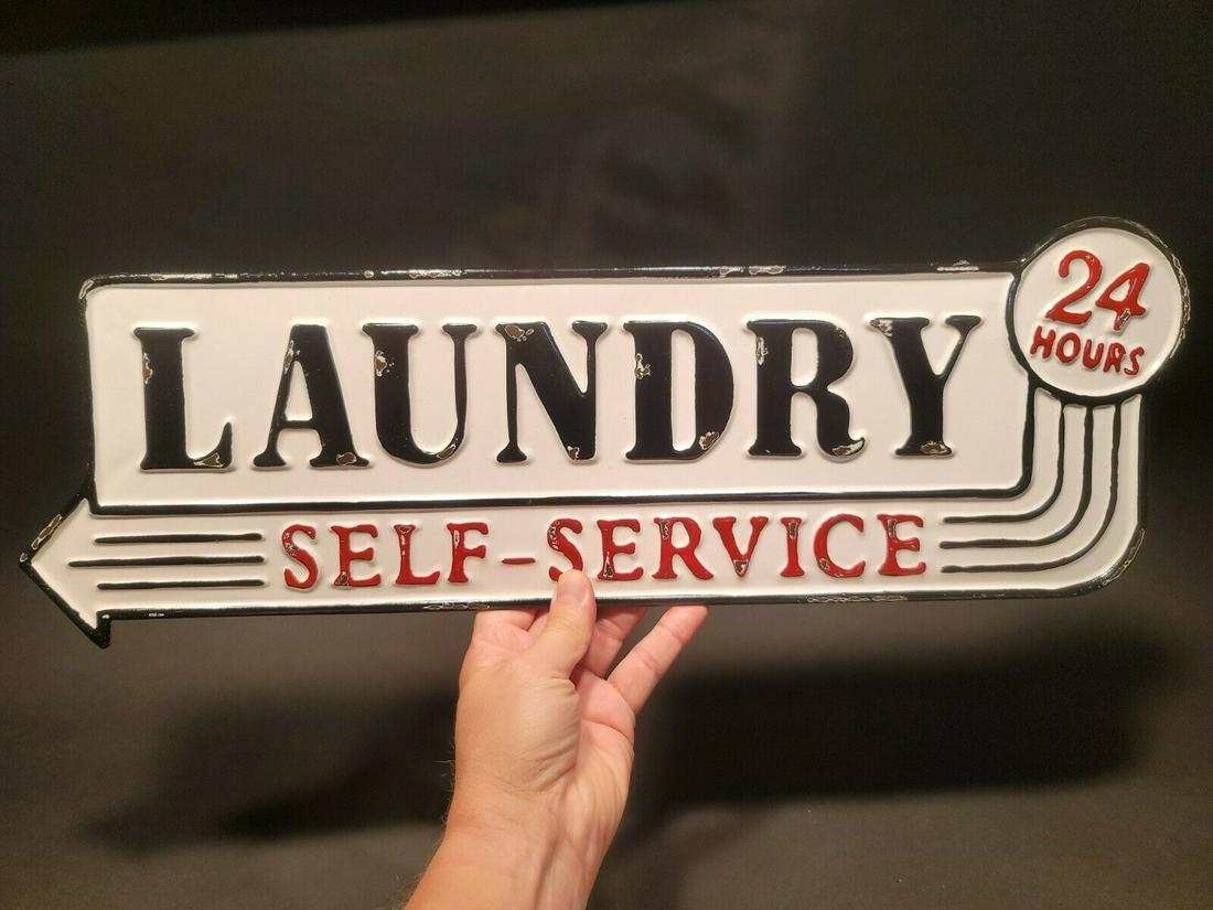 Metal Laundry Sign (1 of 12)