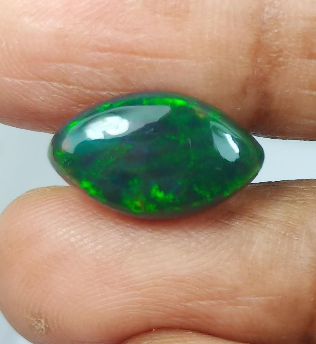BLACK OPAL 2.80ct POWERFUL! 100% NATURAL MULTI COLOR (1 of 2)