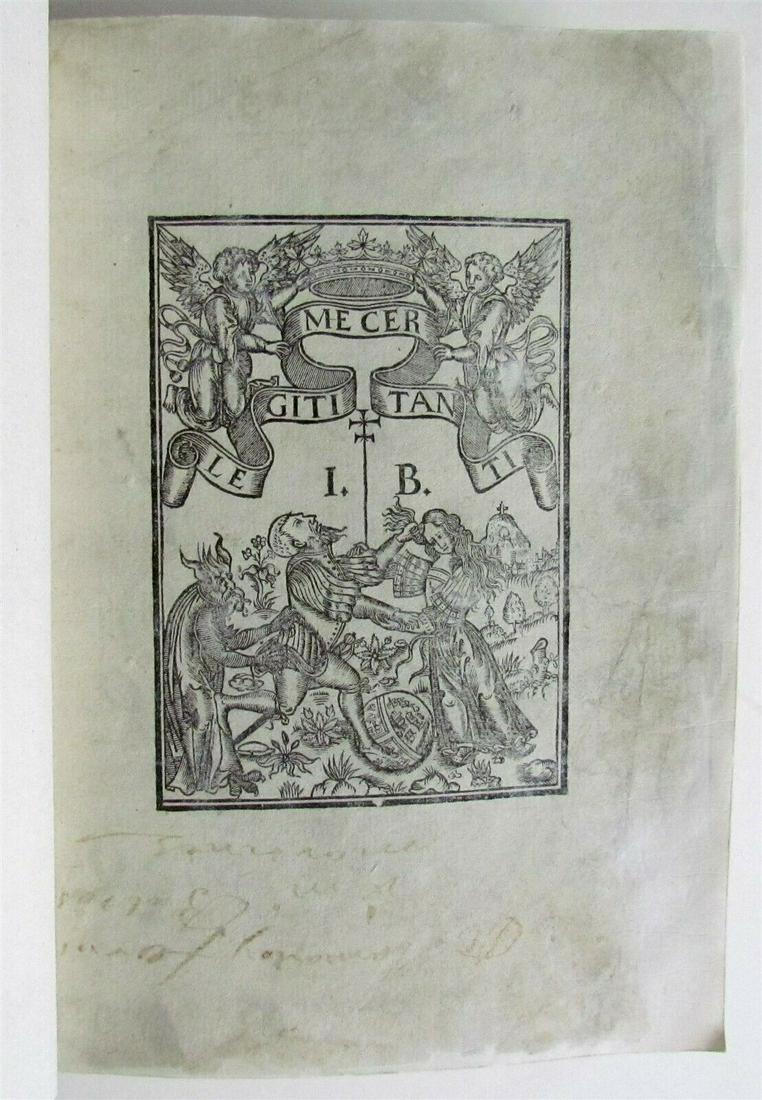 16th CENTURY SPANISH CATHOLIC THEOLOGY antique BOOK (1 of 12)