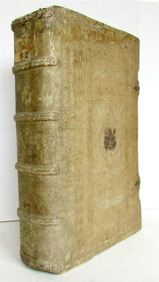 1581 D.Ioannis Chrysostomi MASSIVE FOLIO MONASTIC (1 of 12)