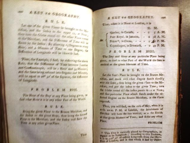 1787 A Key to Geography Richardson: Title: 1787 A Key to Geography Richardson Description: "A Key to Geography or a Complete Guide to the Use of the Globesâ€¦", by John Richardson, printed at Sheffield for the author Gales and Marti