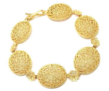 Buccellati Filidoro 18k Yellow Gold Link Bracelet Box &: Buccellati Filidoro 18k Yellow Gold Link Bracelet Box & Certificate Buccellati Filidoro 18k Yellow Gold Link Bracelet Box & Certificate Product Description About This Piece: This bracelet comes