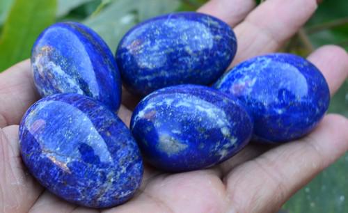 325 Grams Beautiful Blue Lapis Lazuli Carving Eggs (1 of 4)