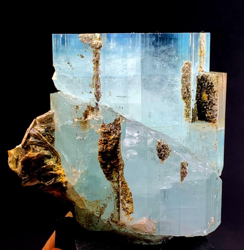 Aquamarine Crystal , Blue Cap Aquamarine Crystal from (1 of 10)