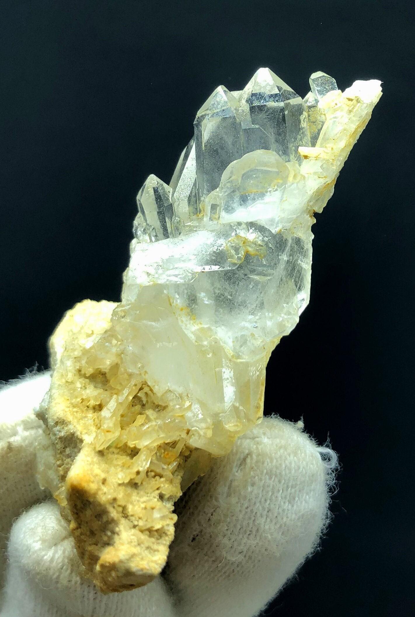 Crystal cluster Natural Clear quartz Collection 19 gram (1 of 7)