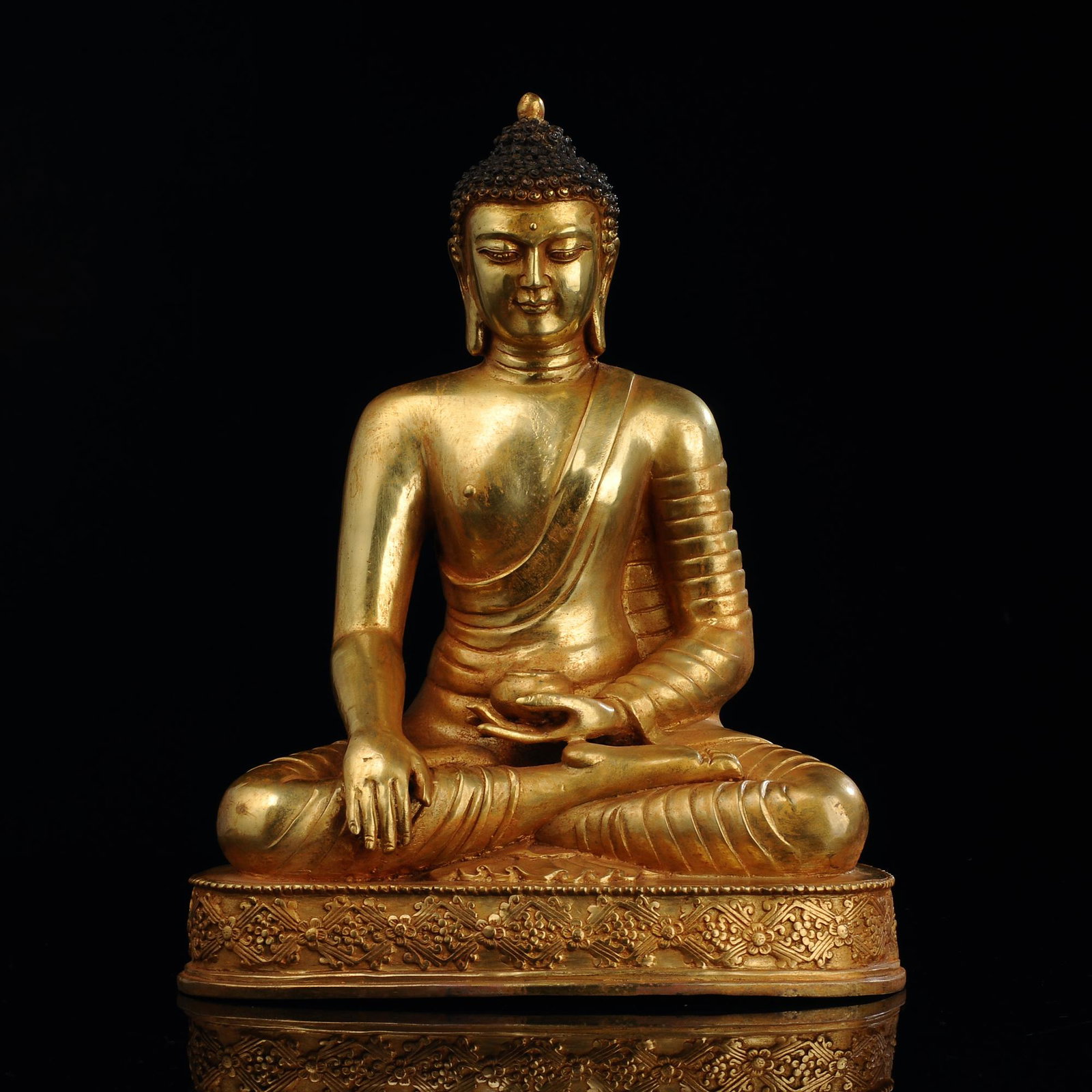 Tibet Bronze Buddha Statue-Shakyamuni Buddha (1 of 9)