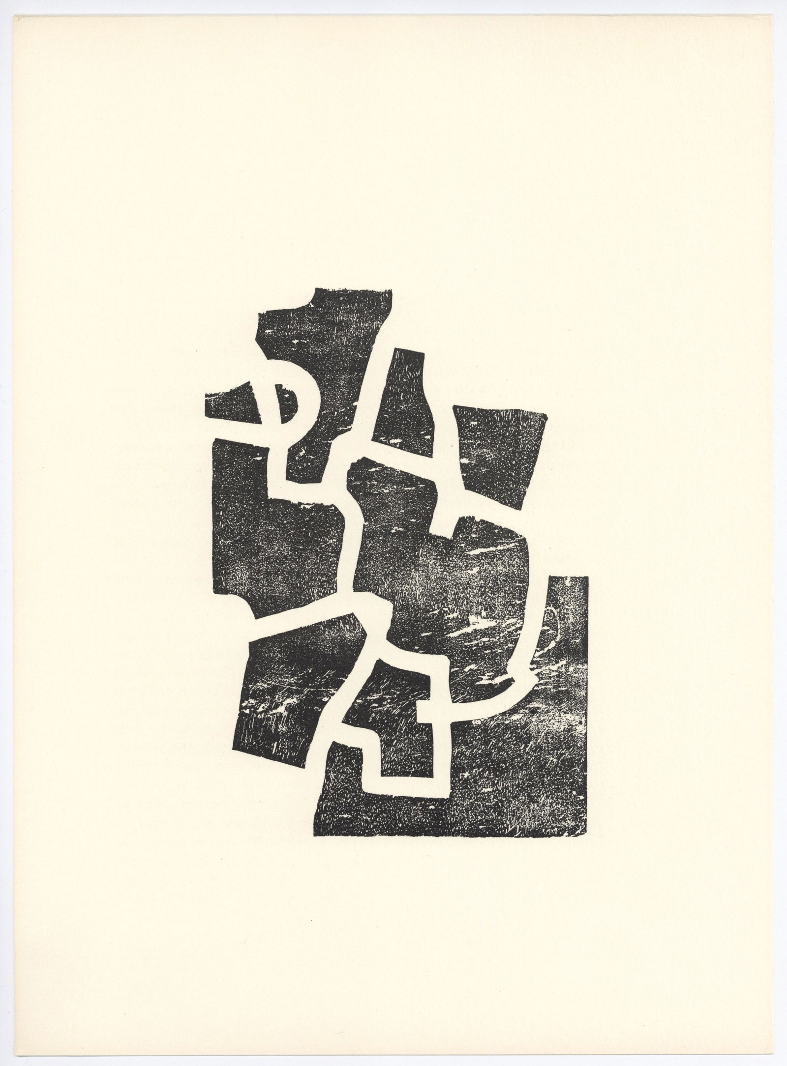 Eduardo Chillida lithograph, 1968 (1 of 1)