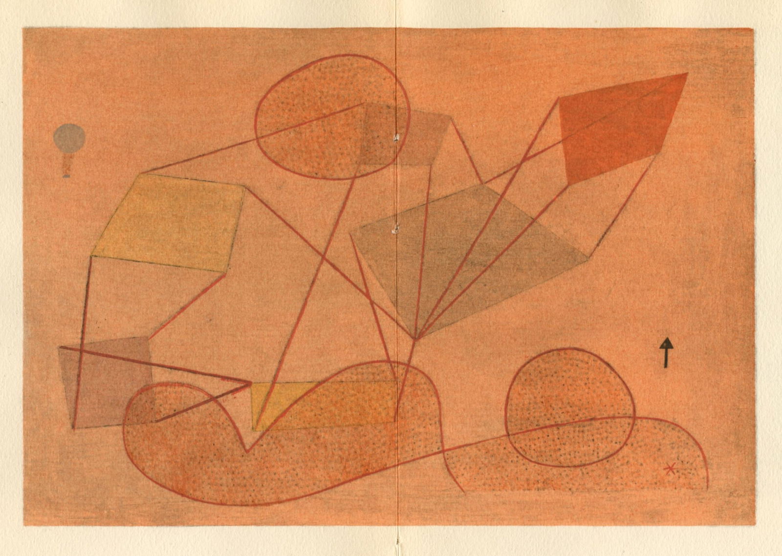 Paul Klee pochoir "Sollte Steigen (Should Rise)" (1 of 1)