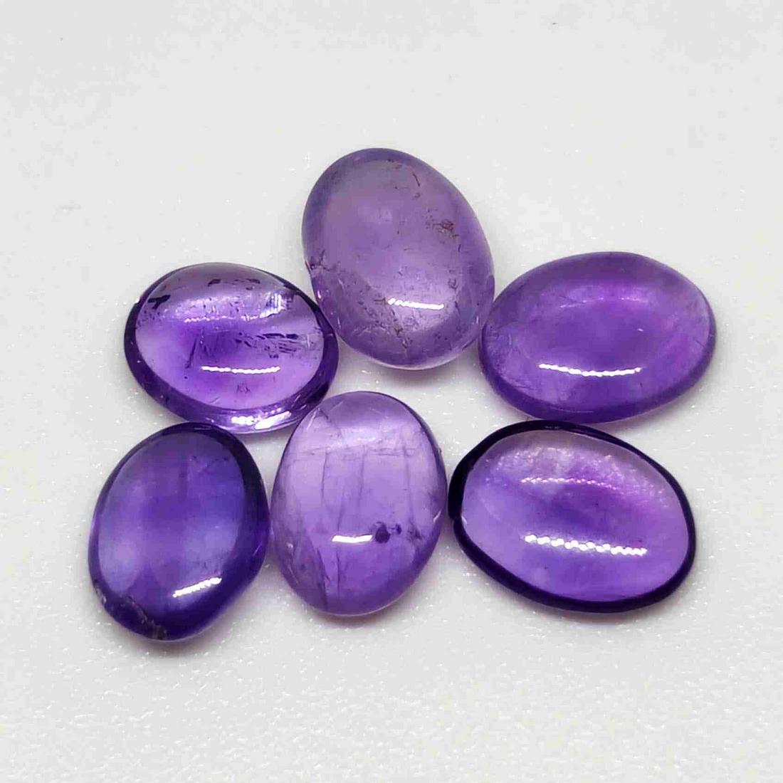 5.45 ct Natural Amethyst Cabochon Lot (1 of 1)