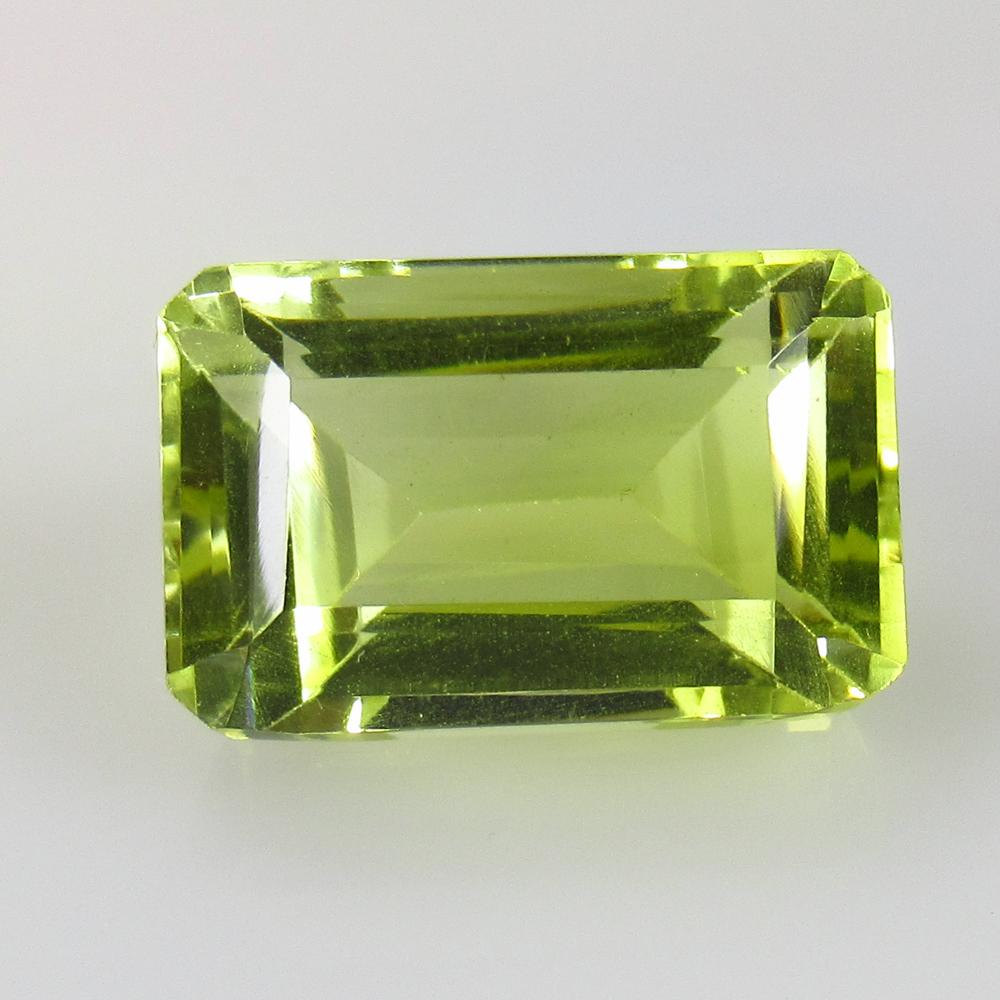 16.81 Ctw Natural Lemon Quartz Octagon Cut: No Reserve! Title: 16.81 Ctw Natural Lemon Quartz Octagon Cut Stone Clarity: VVS Gemstone: Lemon Quartz Carat Weights: 16.81 Size/ Dimensions: 17.50 x 11.50 x 10.30 mm Additional Info: Good Luster / T