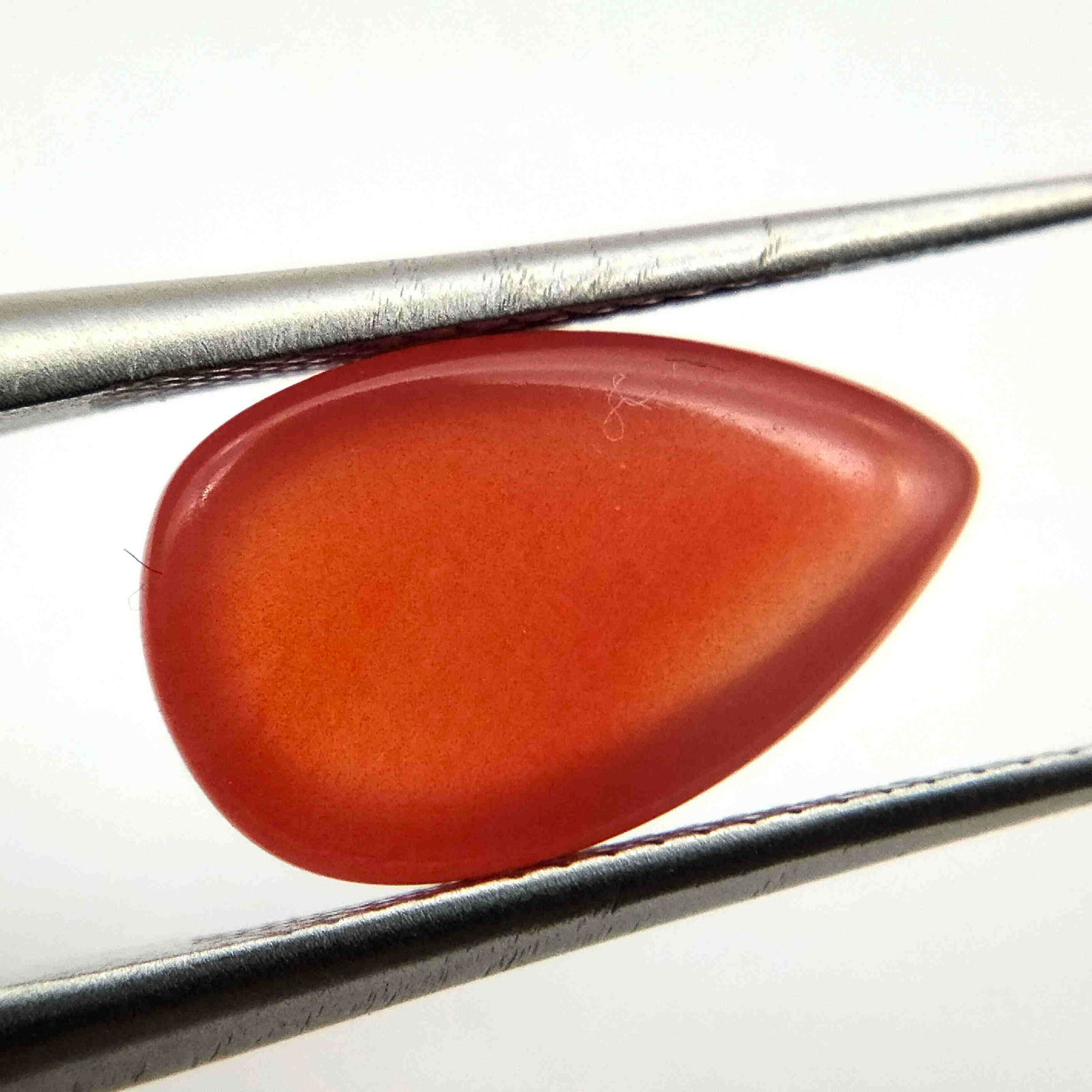 Agate, 3.58 Cts Natural Green Color & Pear Cut (1 of 7)