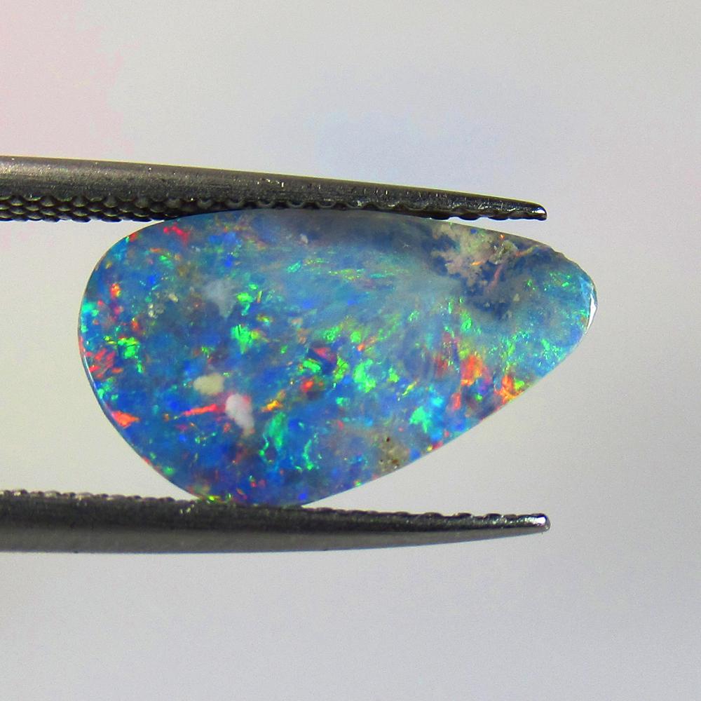 2.74 Ctw Natural Australian Opal Pear Cabochon (1 of 3)