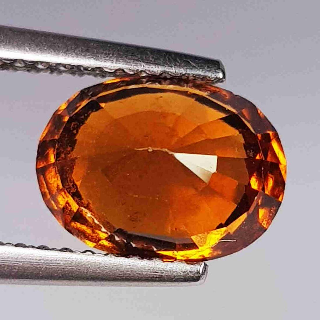 3.00 ct Natural Hessonite Garnet Oval Cut (1 of 4)