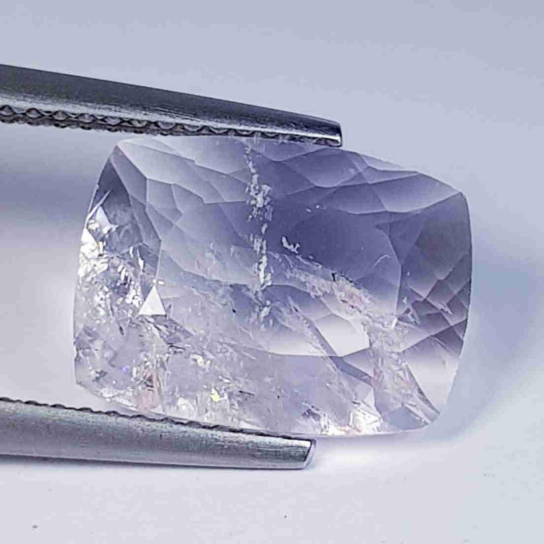 Natural Morganite Cushion Cut 3.37 ct: No Reserve! Title: Natural Morganite Cushion Cut 3.37 ct Color/Clarity: SI - SI-1 Gemstones: Loosegemstone Carat Weights: 3.37 Size/Dimensions: 12.70 x 9.50 x 3.90 Additional Information: Cushion - Br