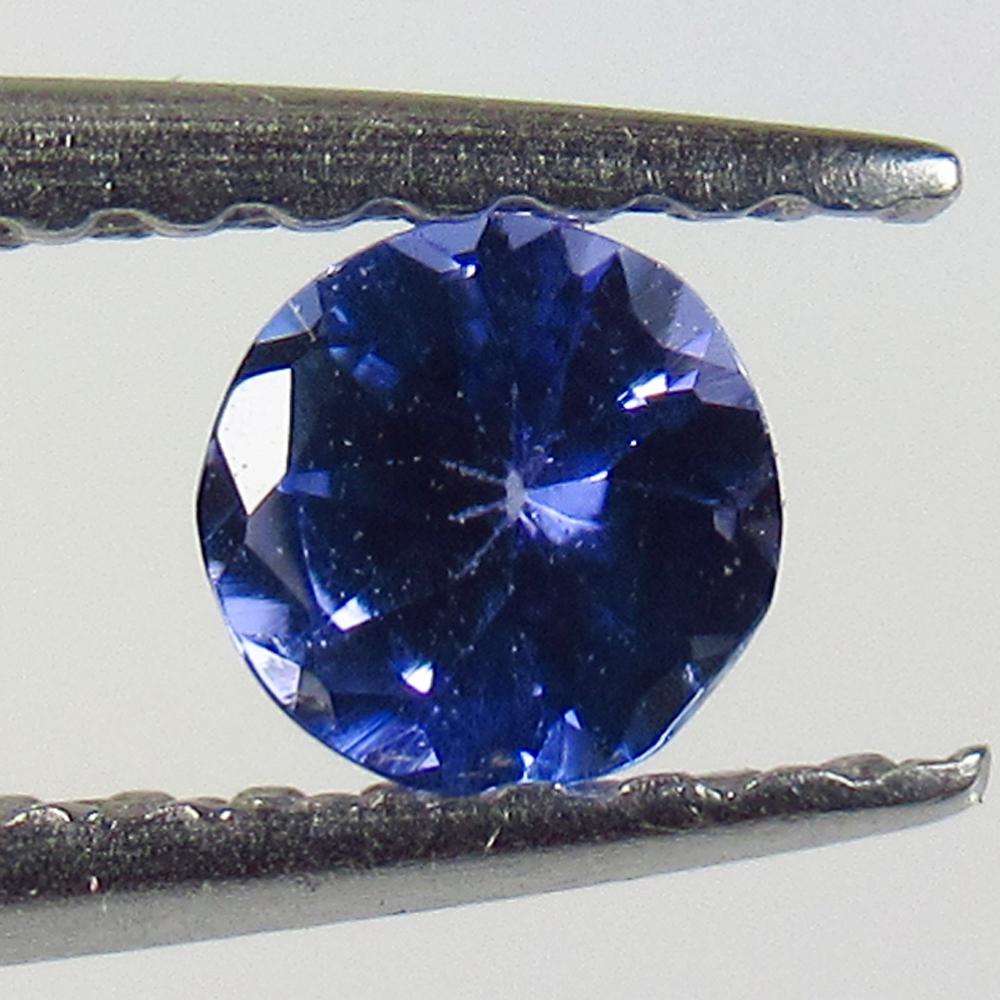 0.77 Ctw Natural Tanzanite Round Cut: No Reserve! Title: 0.77 Ctw Natural Tanzanite Round Cut Stone Clarity: VVS Gemstones: Tanzanite Carat Weights: 0.77 Size/Dimensions: 3.70 x 3.70 x 2.50 mm Additional Information: Top Quality Luster / 