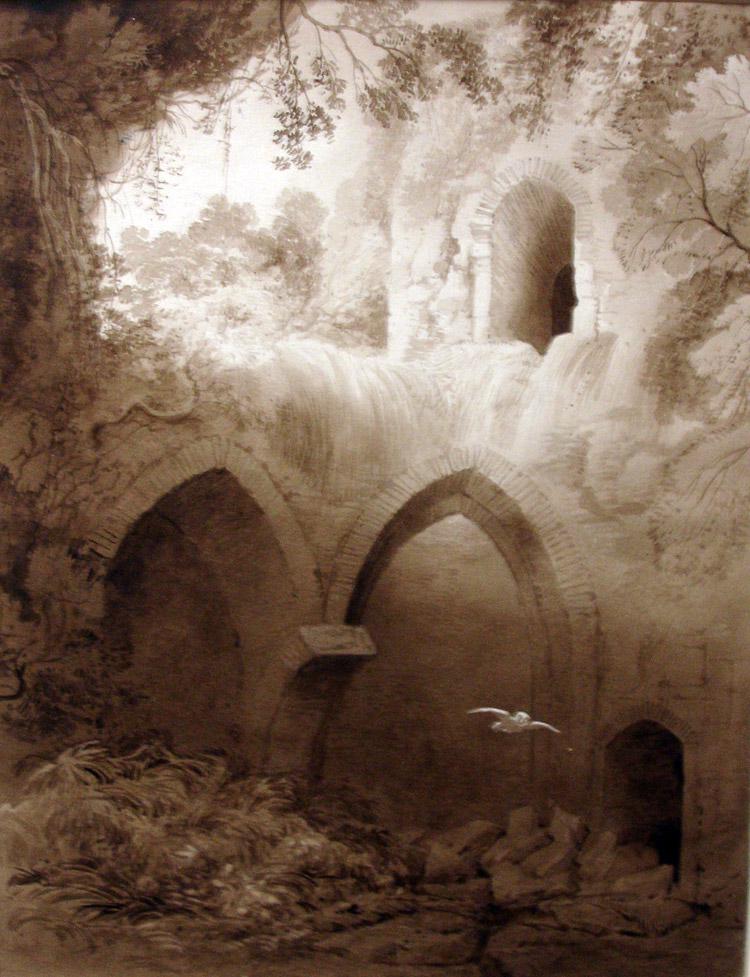 Thomas Rowbotham Watercolor Paintings (Attrib) (1 of 2)